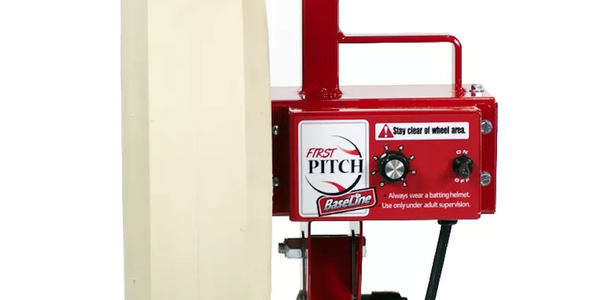 First Pitch Baseline Pitching Machine for Baseball