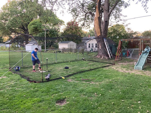 Small Backyard Batting Cage Ideas