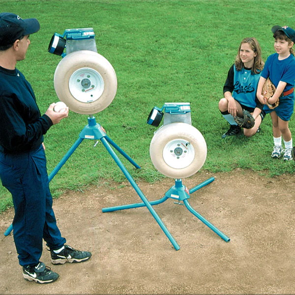 Teaching how to use the Jugs MVP Pitching Machines