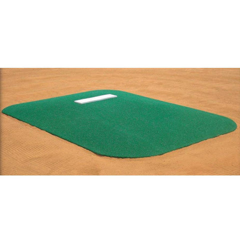 Little League 6 Portable Youth Game Pitching Mound green semi side angle