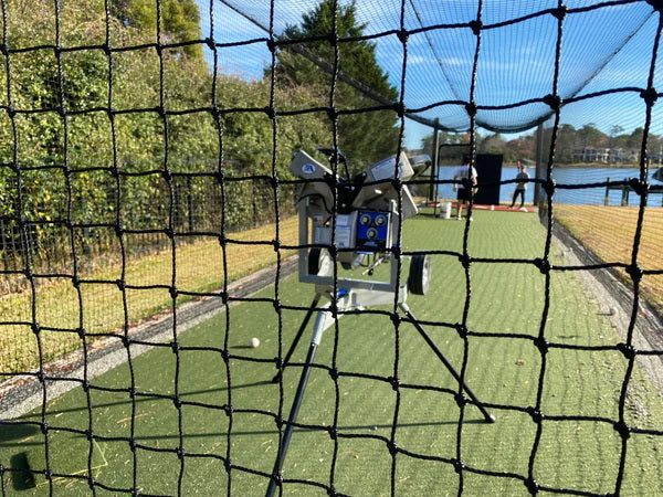 Mastodon Batting Cage with Hack Attack Setup