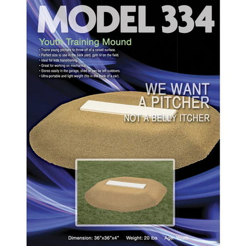 Pitch Pro 4" Youth Portable Pitching Mound Product Information