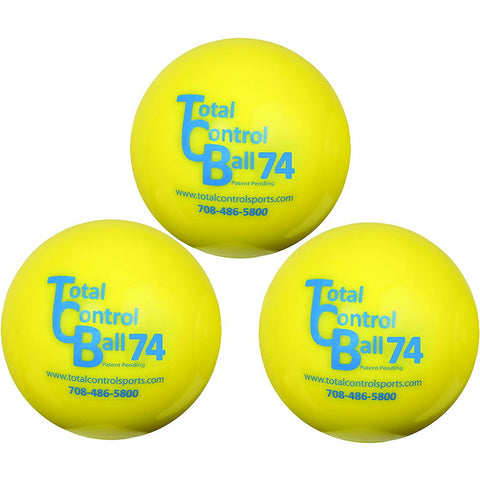 Total Control Weighted Yellow Baseballs