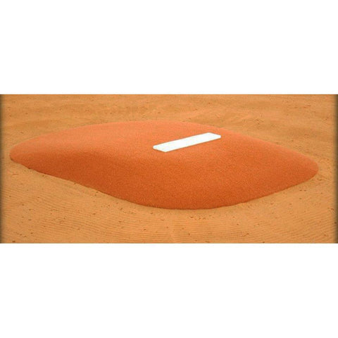 6" portable pitching mound in clay