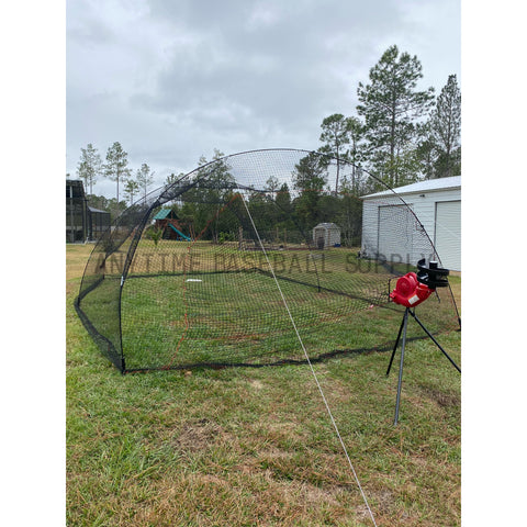 Power Alley Batting Cage with Basehit Machine