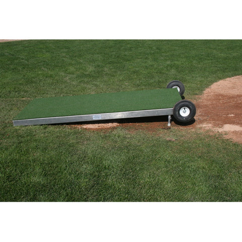 Collegiate Batting Practice Pitching Platform With Wheels
