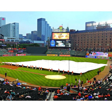 Full Infield Baseball and Softball Rain Tarp