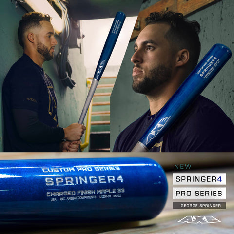 George Springer4 Custom Pro Wood Baseball Bat