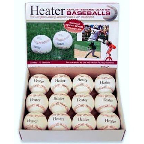Heater Sports Leather Balls for Baseball Pitching Machines