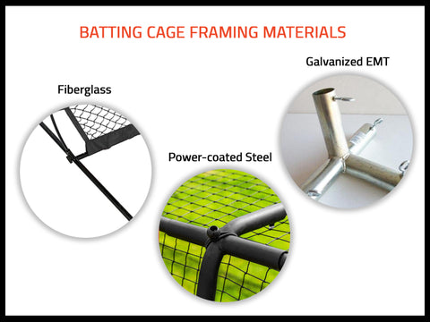 pick the right batting cage material