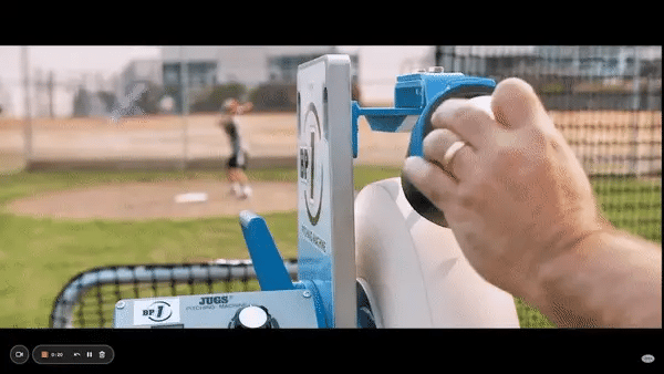 How a one wheel pitching machine works