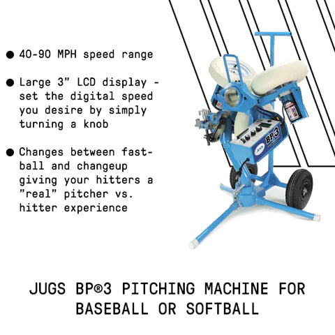 Jugs BP®3 Programmable Softball Pitching Machine