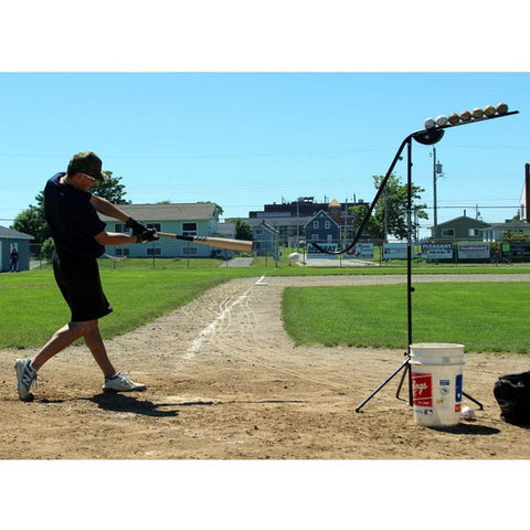Louisville Slugger Soft-Toss Pitching Machine / Batting Tee With Player Training