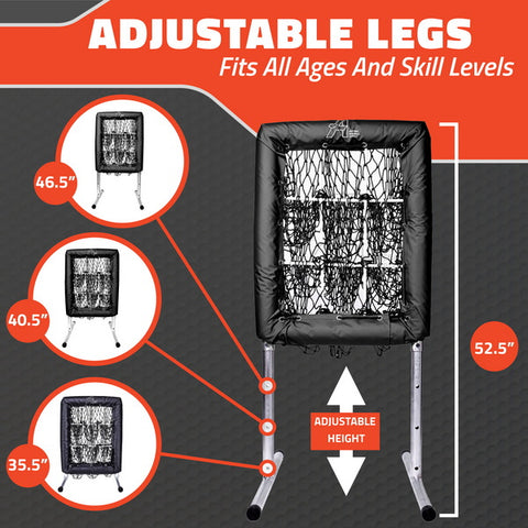 No Hitter Net Adjustable Leg Options