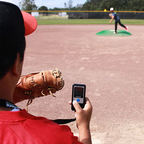 Pocket Radar Ball Coach Baseball Radar Product In Action