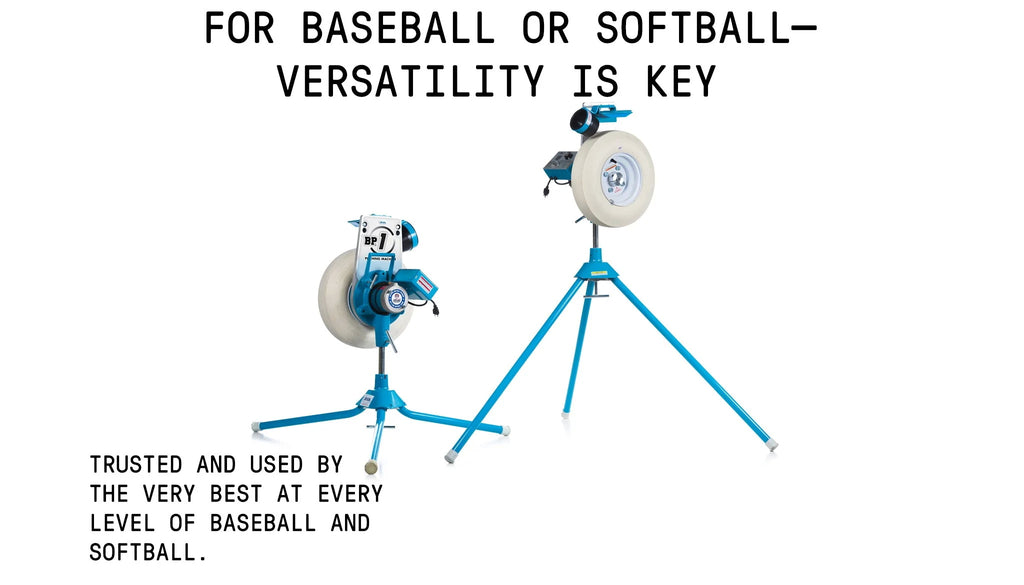 Jugs BP1 Pitching Machine for Baseball or Softball Anytime Baseball