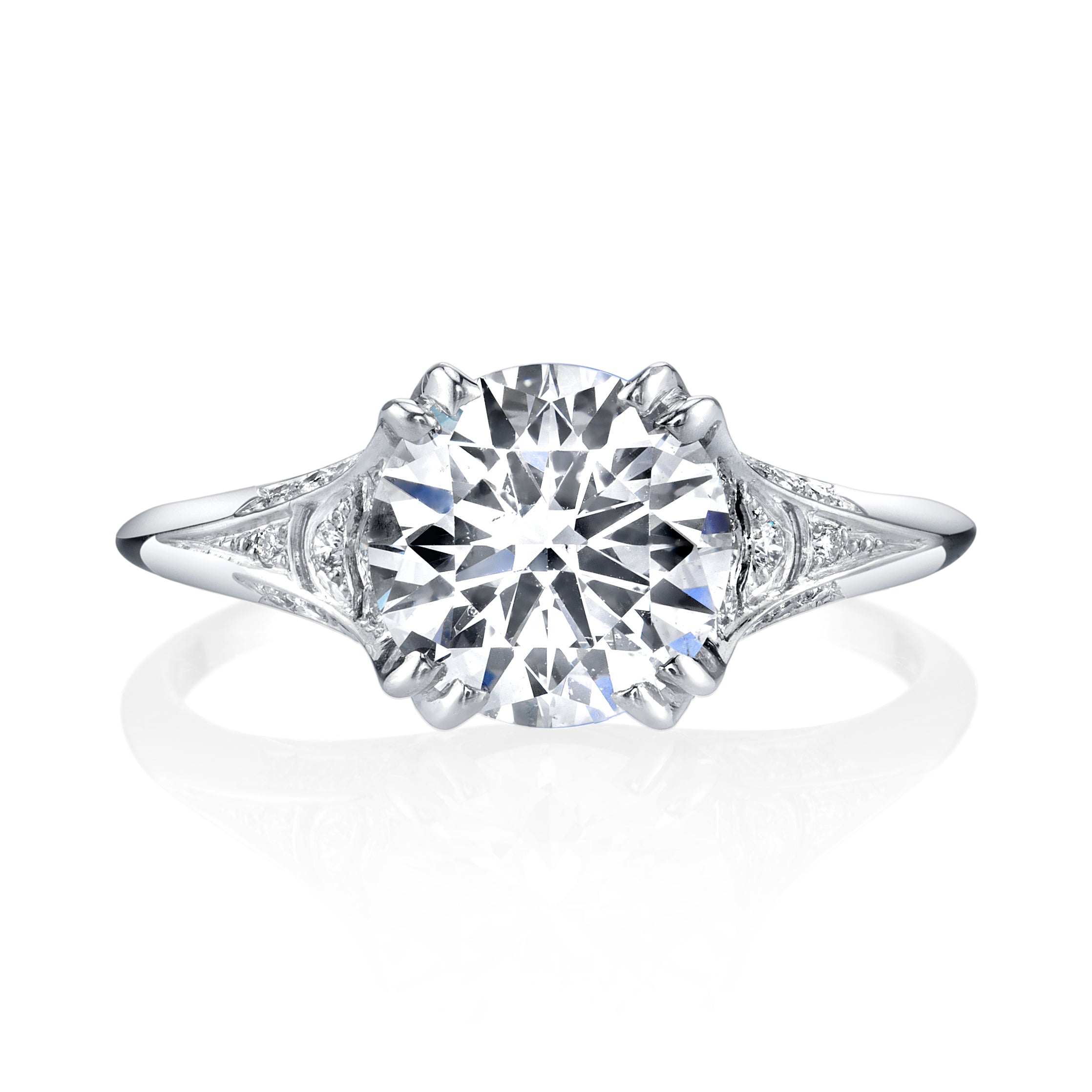 Diamond Engagement Ring – Palladium Fine Jewelry