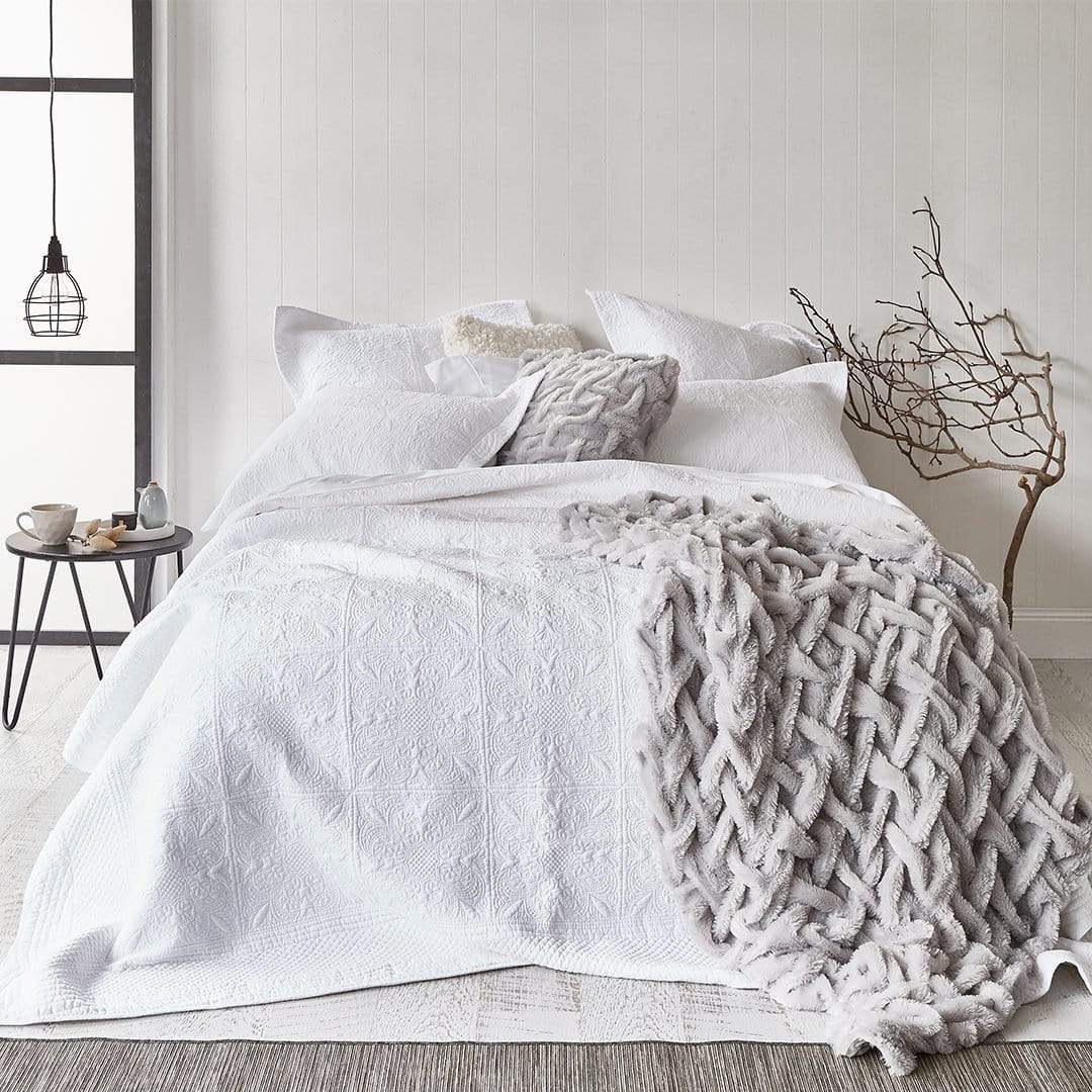 Florence White Coverlet Set Myhouse Aust Pty Limited