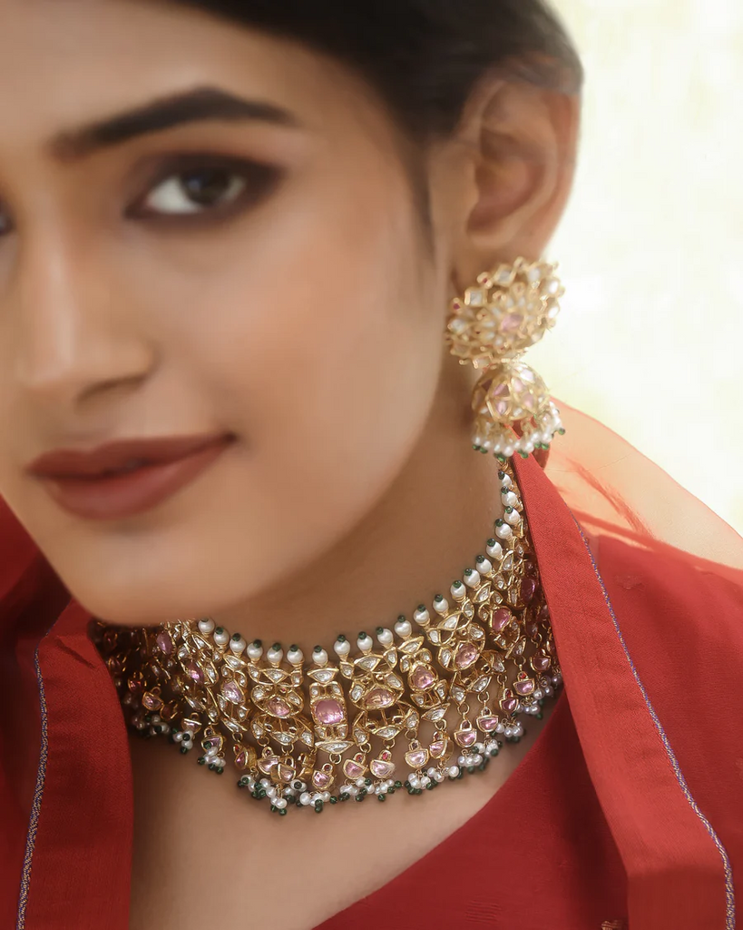 ananya choker necklace for reception