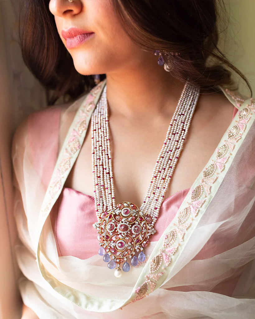 ayesha necklace for reception