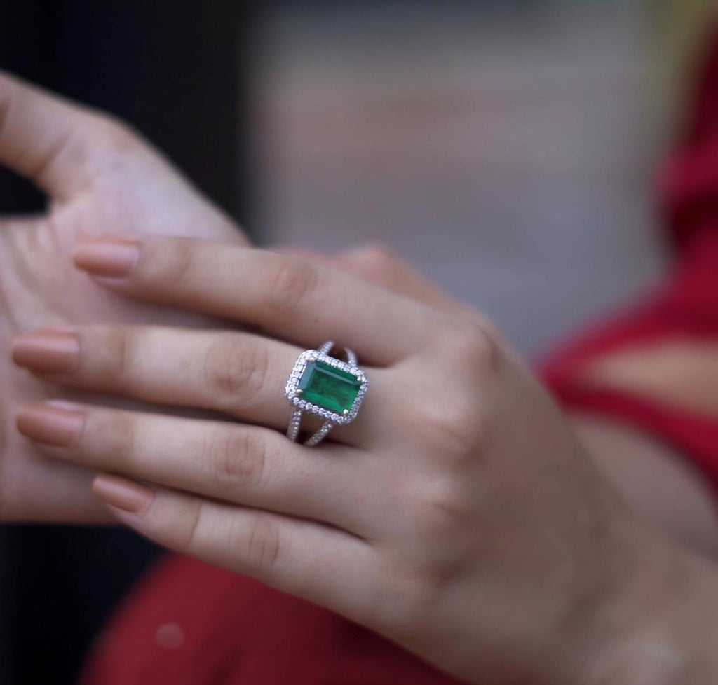 Rings with Precious Colored Gemstones