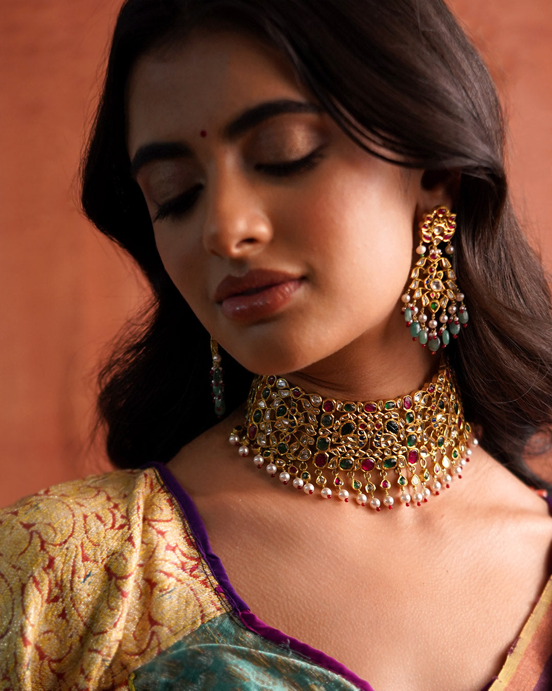Deepika Padukone Wearing Jewellery By Sabyasachi