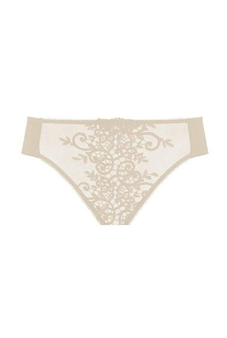 Ivory Embroidered Tulle Lace - Appolline