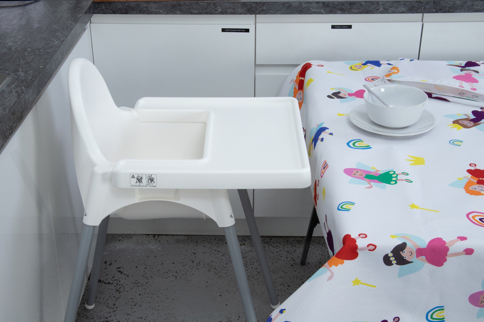 Reusable & Washable Splash Mat Mats For Under High Chair 130cm x 130cm