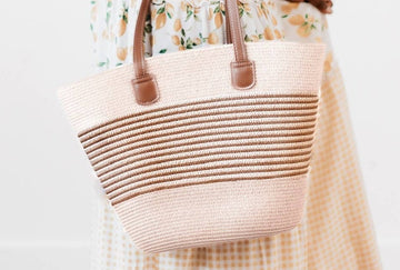 Tahiti Tote Straw Beach Bag