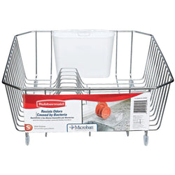 Buy Rubbermaid Wire Sink Dish Drainer Bisque