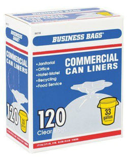 Buy Husky HK13DS120C-P Kitchen Trash Bag, 13 gal Capacity, Polyethylene, Clear  13 Gal, Clear