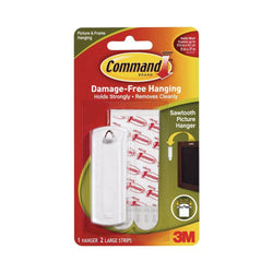 Command Outdoor Medium and Large Clear Strip Refills 17615CLRAW-ES