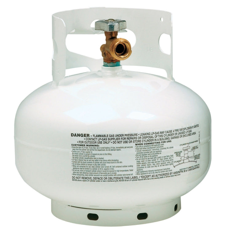 Manchester Tank 10393 1 Vertical Acmeopd Propane Gas Cylinder White 