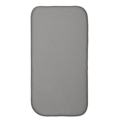 InterDesign iDry Mini Solid Kitchen Mat, Black/White