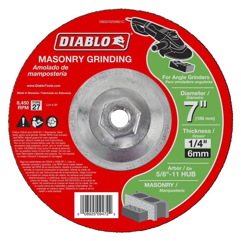 masonry grinding wheel