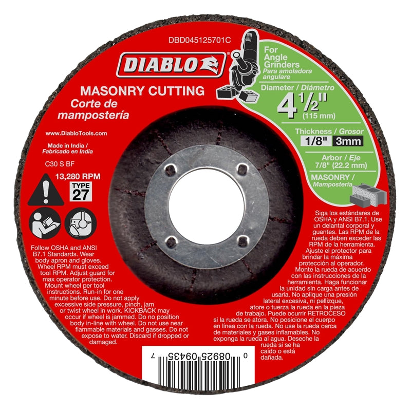 masonry cut off wheel