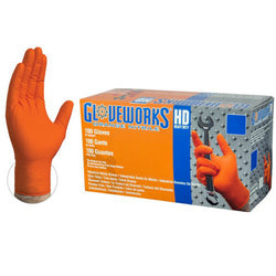 Gloveworks BINPF46100 Black Nitrile Latex Free Disposable Glove, Large –  Toolbox Supply