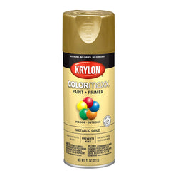 Krylon K05593007 COLORmaxx Spray Paint and Primer for Indoor/Outdoor Use,  Metallic Rose Gold