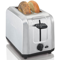 BLACK+DECKER Toasters 2-Slice Extra-Wide Slot Toaster, Square, Black,  T2569B