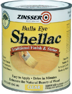 Zinsser Clear Bulls Eye Shellac, 1 Gallon