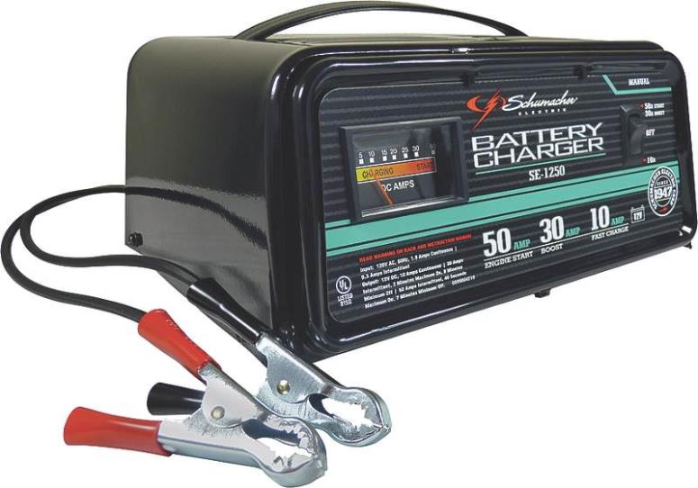 schumacher manual battery charger