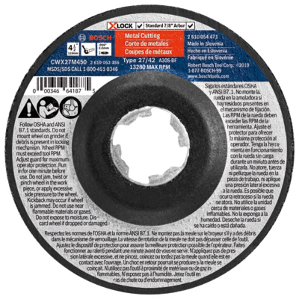 4.5 inch metal cutting wheel