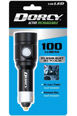 Dorcy 41-4380 Ultra HD Series Flashlight and Area Light, Black, 100 Lumens