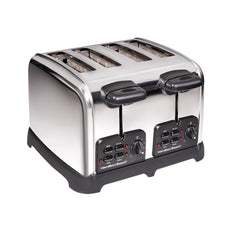 Black & Decker 4 Slice Toaster Black - TR0004B