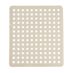 Euro Kitchen Sink Mat, White PVC, 11 x 12.5 In.