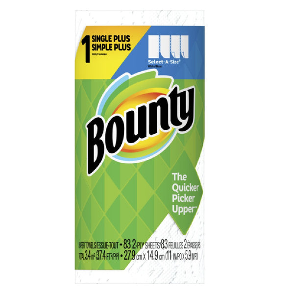 Bounty 47792 SAS Paper Towel, White, 83 Count