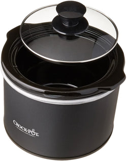 Slow cooker Crockpot 2 Quart/Round/Manual/Black/New/