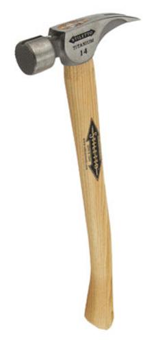 Stiletto FH10C Titanium Finish Hammer 10 oz, Hickory Handle