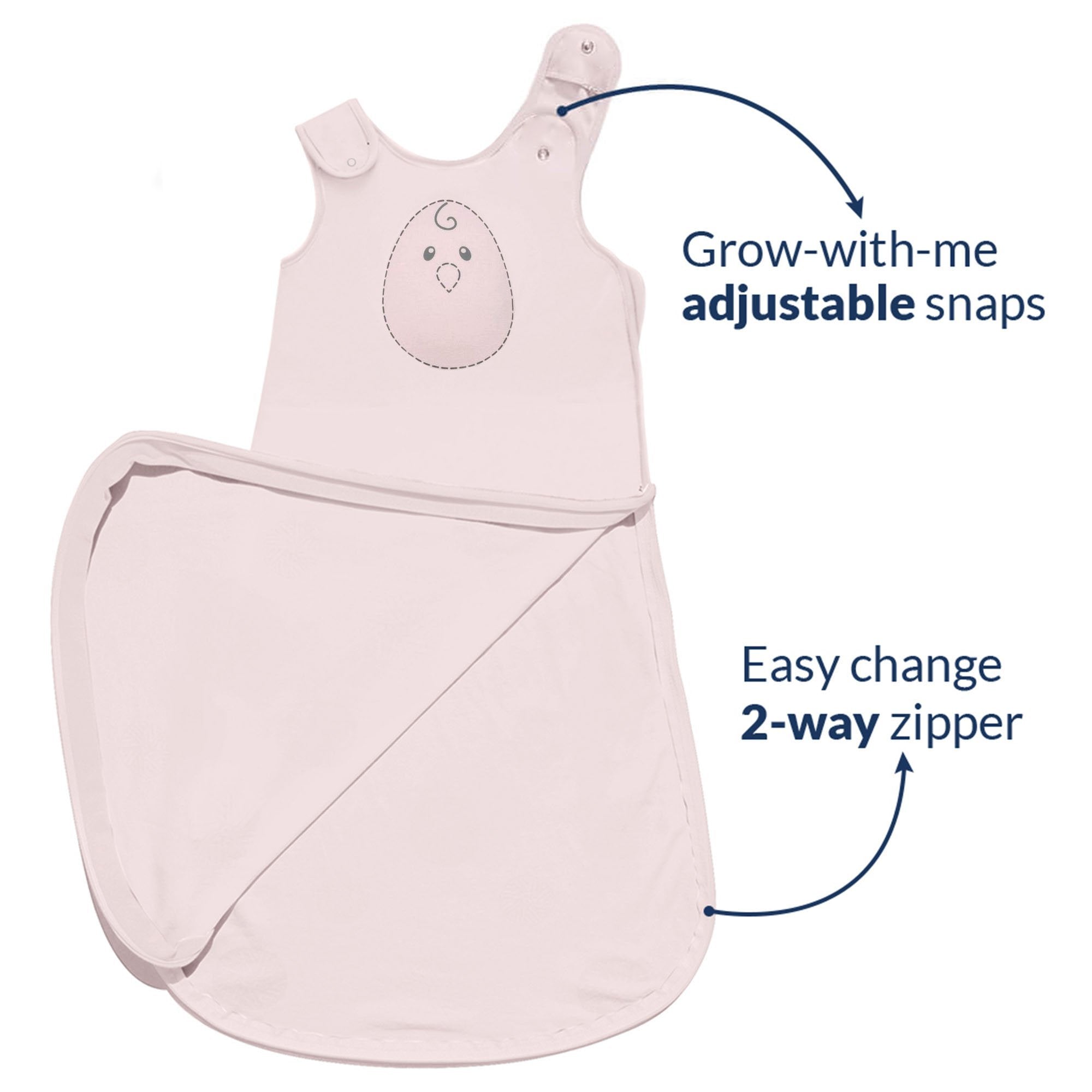 nested bean sleep sack large