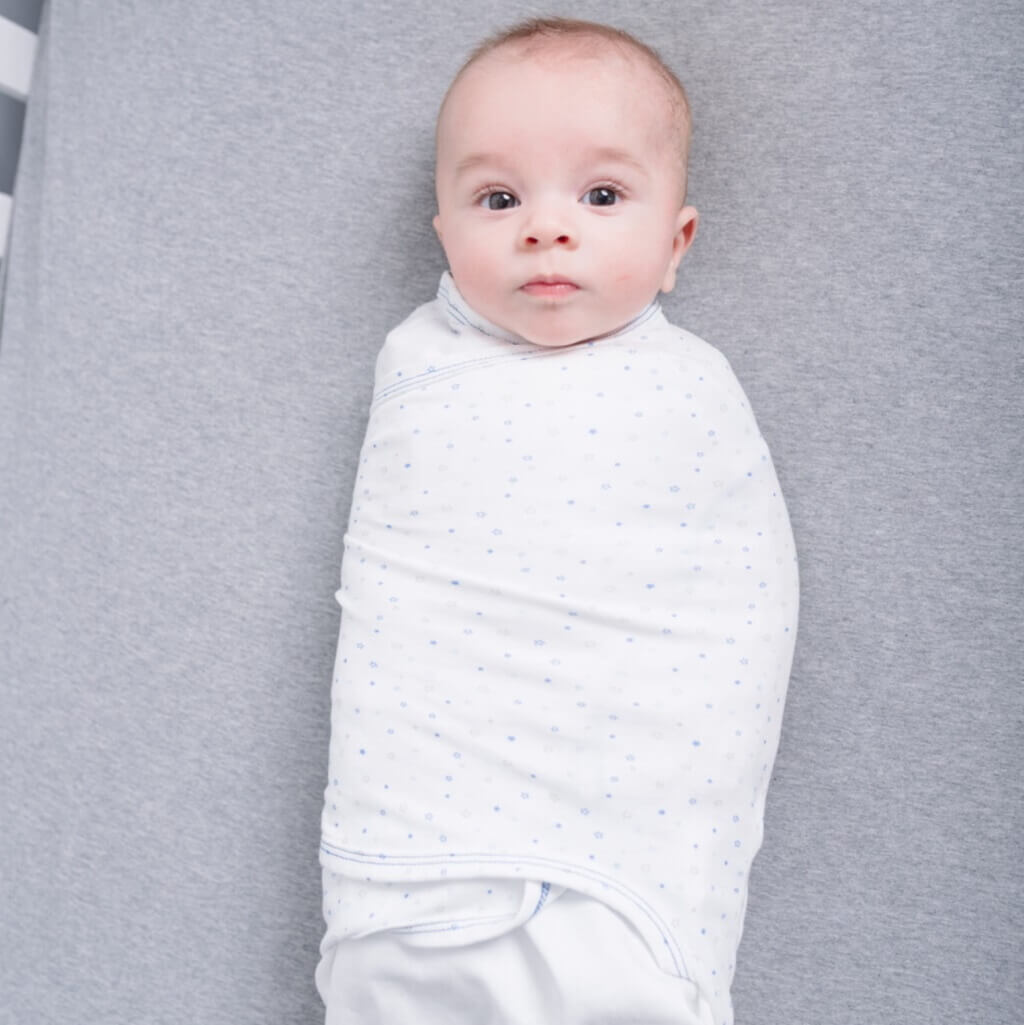 zen swaddle classic white